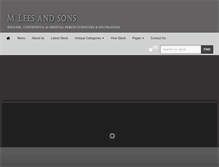 Tablet Screenshot of leesantiquesworcester.com